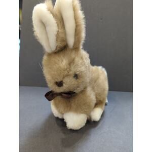 Vintage Easter American Wego 1982 Brown Bunny Rabbit Plush Toy Doll